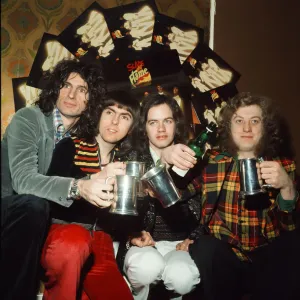 Slade (Dave Hill, Don Powell, Noddy Holder and Jim Lea) in Glasgow to promote their film Slade (Dave Hill, Don Powell, Noddy Holder and Jim Lea) in Glasgow to promote their film