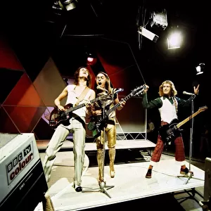 Slade - Pop Group seen here in rehearsals at the Coventry studios of Top of
