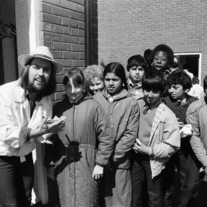 Dave Hill at Tarmac Houses (Midlands) Print, 12th June 1985
