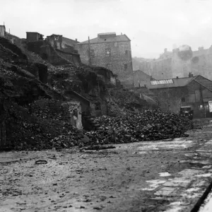 Black and White Print: North Shields Slum Clearance, 1935 Black and White Print: North Shields Slum Clearance, 1935