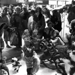Small Children in Fenwicks Window Display Print 1987