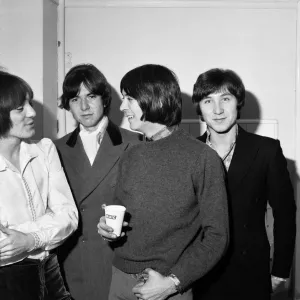 The Small Faces pop group at the BBC Television studios at Lime Grove including Ian The Small Faces pop group at the BBC Television studios at Lime Grove including Ian