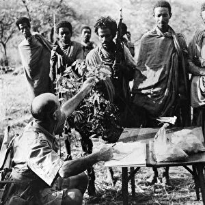 A small party of British officers went into the heart of Abyssinia (Ethiopia