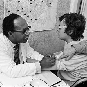 Smallpox Outbreak Birmingham 1978. Janet Parker a British medical photographer became