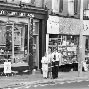 Smithdown Road Shopkeepers Print, 10th August 1985 Smithdown Road Shopkeepers Print, 10th August 1985