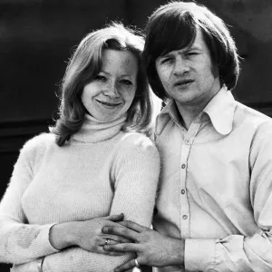 Alex Higgins with Elizabeth Kendall Print 1973 Alex Higgins with Elizabeth Kendall Print 1973
