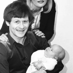 Snooker player Alex Hurricane Higgins with his baby daughter Lauren Snooker player Alex Hurricane Higgins with his baby daughter Lauren