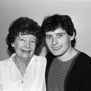 Snooker player Jimmy White pictured with his mother Lillian. 19th May 1984 Snooker player Jimmy White pictured with his mother Lillian. 19th May 1984