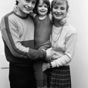Snooker player Jimmy White with his wife Maureen and three Snooker player Jimmy White with his wife Maureen and three