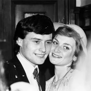 Jimmy White and Maureen's Wedding Day Print 28th March 1982 Jimmy White and Maureen's Wedding Day Print 28th March 1982