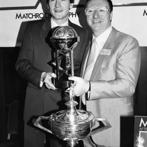 Snooker players Steve Davis and Dennis Taylor who recently contested the classic black Snooker players Steve Davis and Dennis Taylor who recently contested the classic black