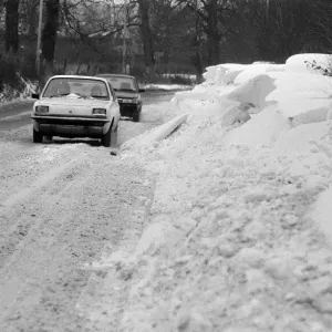 Snow in Berkshire. 15th January 1987 Snow in Berkshire. 15th January 1987