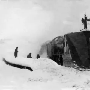 The Snow Plough Print - North West Durham 1933 The Snow Plough Print - North West Durham 1933