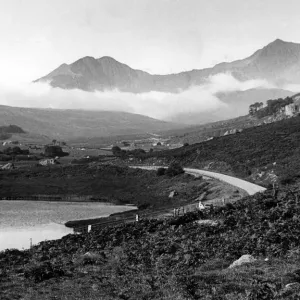 Snowdon Print from Llynnau Mymbyr circa 1975