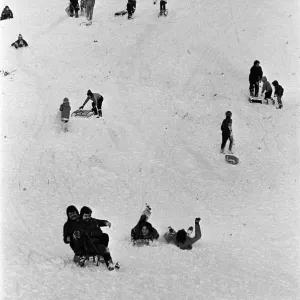Snowy scenes in Teesside. 1976 Snowy scenes in Teesside. 1976