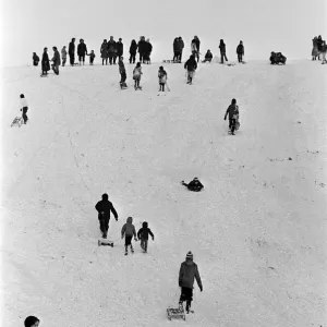 Snowy scenes in Teesside. 1976 Snowy scenes in Teesside. 1976
