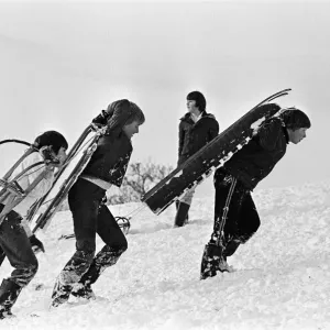 Snowy scenes in Teesside. 1976 Snowy scenes in Teesside. 1976