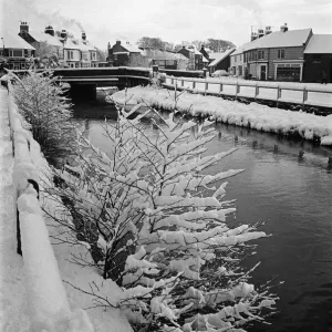 Snowy scenes in Teesside. 1976 Snowy scenes in Teesside. 1976