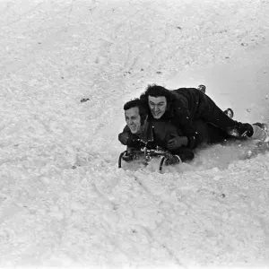 Snowy scenes in Teesside. 1976 Snowy scenes in Teesside. 1976