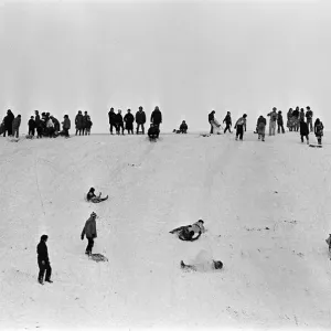 Snowy scenes in Teesside. 1976 Snowy scenes in Teesside. 1976