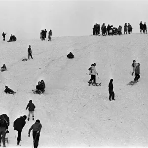 Snowy scenes in Teesside. 1976 Snowy scenes in Teesside. 1976