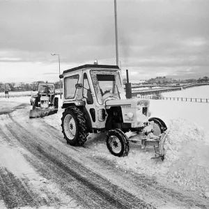 Snowy scenes in Teesside. 1976 Snowy scenes in Teesside. 1976