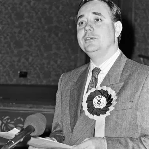 SNP leader Alex Salmond seen here at the launch of the Party
