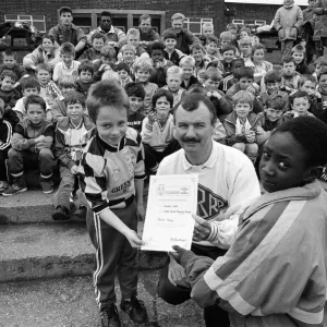 Kirklees Soccer Development Scheme Print - 7th April 1989
