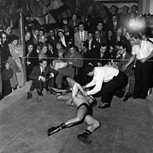 The A and A Social Club, a West End jazz club, staged a wrestling match as an extra