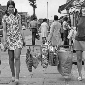 Social Distancing 1970s Style Print