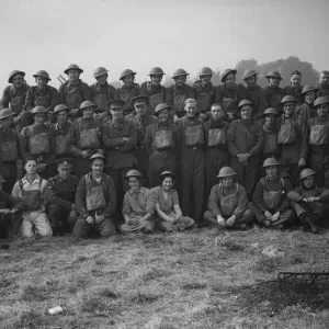 Soldiers of an anti aircraft battery at an un-disclosed location close to Birmingham Soldiers of an anti aircraft battery at an un-disclosed location close to Birmingham