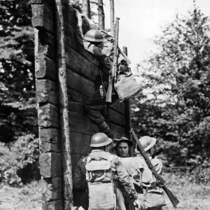 16 Foot Log Wall Print, 1942 16 Foot Log Wall Print, 1942