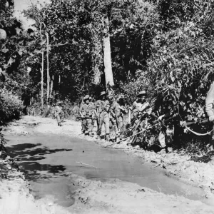Print of Soldiers in the Burmese Jungle, 1944