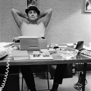 Songwriter and composer Lionel Bart in his flat in South Kensington Songwriter and composer Lionel Bart in his flat in South Kensington