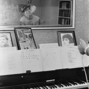Songwriter and composer Lionel Bart in his flat in South Kensington Songwriter and composer Lionel Bart in his flat in South Kensington