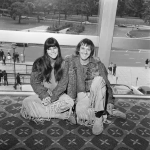 Sonny Bono & Cher, American music duo, who currently have a number one single in the US Sonny Bono & Cher, American music duo, who currently have a number one single in the US
