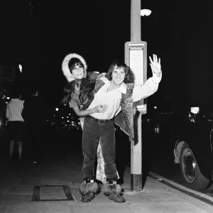Sonny Bono & Cher, American music duo, who currently have a number one single in the US Sonny Bono & Cher, American music duo, who currently have a number one single in the US