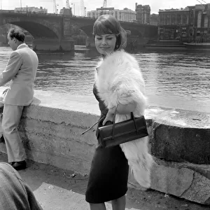 Sophia Loren filming "The Millionairess"at London Bridge. June 1960 M4468-013