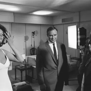 Sophia Loren Marlon Brando (centre) and Charlie Chaplin (left Sophia Loren Marlon Brando (centre) and Charlie Chaplin (left