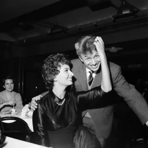 Sophia Loren and Tommy Steele at The Royal Film Show rehearsal. 3rd November 1957 Sophia Loren and Tommy Steele at The Royal Film Show rehearsal. 3rd November 1957