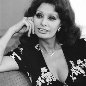 Sophia Loren who is in London to promote her latest book, pictured in her hotel suite Sophia Loren who is in London to promote her latest book, pictured in her hotel suite