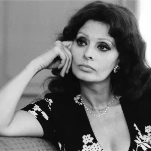 Sophia Loren who is in London to promote her latest book, pictured in her hotel suite Sophia Loren who is in London to promote her latest book, pictured in her hotel suite