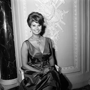 Sophia Loren, who will be starring with Peter Sellers in the Dimitri de Grunwald