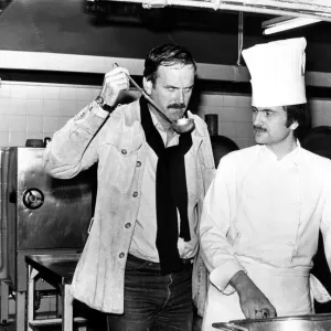 The soup-sampler is chefs nightmare Basil Fawlty. In the shape of John Cleese The soup-sampler is chefs nightmare Basil Fawlty. In the shape of John Cleese
