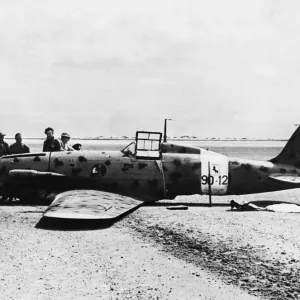 South African brigade shot down this Macchi 202 fighter South African brigade shot down this Macchi 202 fighter