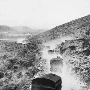 South African forces in Kenya are highly mobile during Second World War
