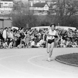 Zola Budd 3000m Central Park Print Zola Budd 3000m Central Park Print