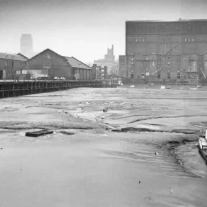 The South Docks, Liverpool Print - 1982