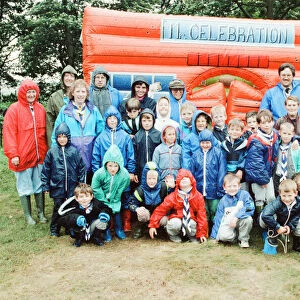 South East Beavers Fun Day, Whitley Beaumont Campsite, West Yorkshire, 4th July 1992
