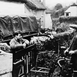 Print of Slapton Sands Evacuation, November 1943